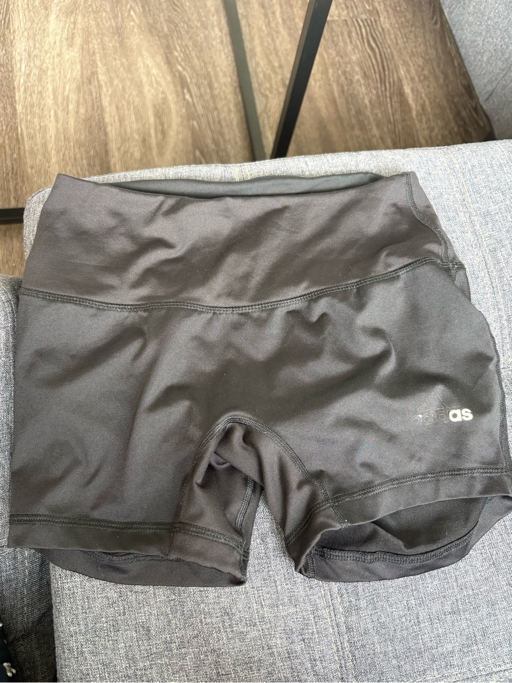 Black Adidas S Women's High-Rise Workout Shorts